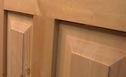 raised pannels on wood door