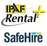 IPAF rental plus and SafeHire Logo