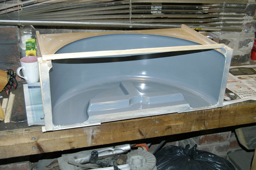 Mould for custome trike mudguards
